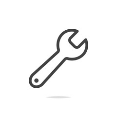 Sticker - Wrench icon outline