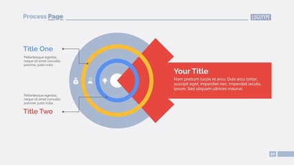 Target and Arrow Diagram Slide Template