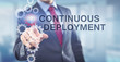 continuous deployment / Businessman