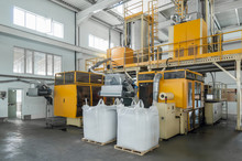 Plant For The Production Of Plastic Parts. Factory For The Production Of Parts From Polypropylene