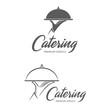 Vector logo design. Catering service