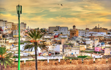 Sticker - Cityscape of Safi, a city in western Morocco on the Atlantic Ocean