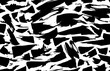 © innakos - Hand drawn pattern texture repeating seamless monochrome. Black and white spots. Paint smears. vector. Stylish fashion doodle