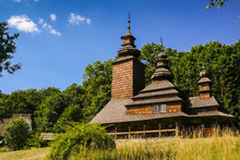 Old Wooden Church In The Village