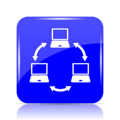 Poster - Computer network icon