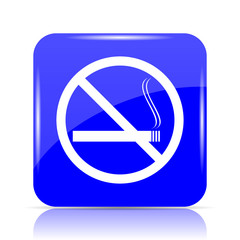 Canvas Print - No smoking icon