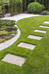 Wall Mural - path of stone slabs