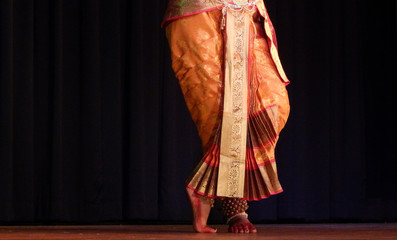 Indian Traditional bharatanatyam dance