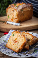 Wall Mural - Christmas fruit cake.