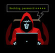 © matiasdelcarmine - hacker stalker using a computer in the darkness