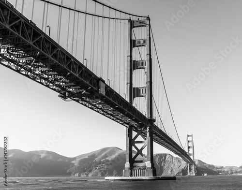 Obraz w ramie The Famous Golden Gate Bridge