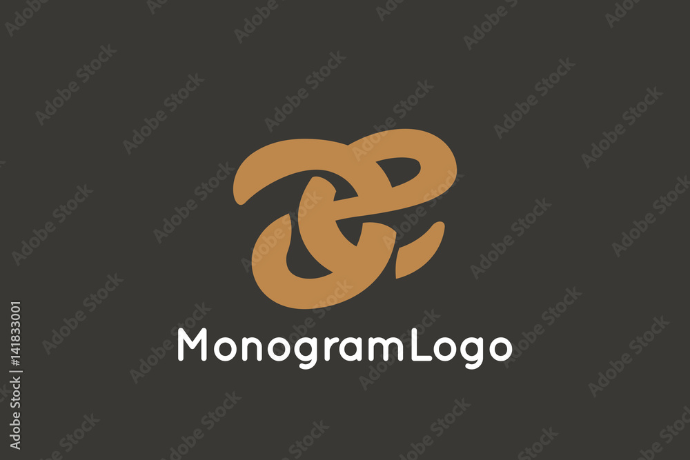 Letter A and E Monogram Logo Design Vector Stock Vector | Adobe Stock