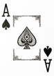 large index playing card ace of spades