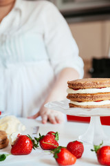 Poster - Woman Making The Naked Cake