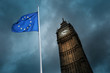 angleterre europe union européenne sortie brexit drapeau big ben parlement grande bretagne politique préférence nationale nation londres orage ciel