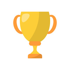 Wall Mural - trophy cup flat icon