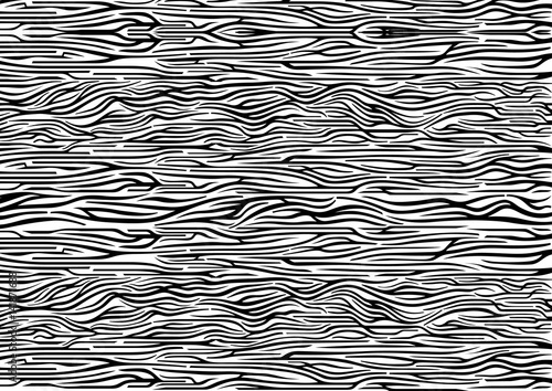 Zebra Pattern Background - Abstract Textured Illustration, Vector