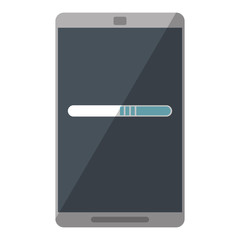 smartphone mobile technology charged vector illustration eps 10