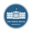 white house building icon in Washington DC