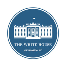 White House Building Icon In Washington DC