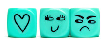 Turquoise Conceptual Dices - Jealousy Letterbox