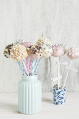 Canvas Print - Cake pops dessert