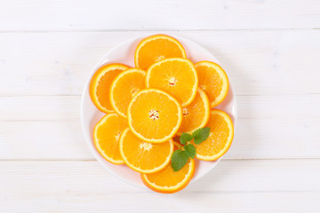 Sticker - thin slices of fresh orange