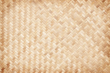 Close Up Woven Bamboo Pattern