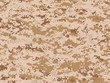 Camouflage pixels désert