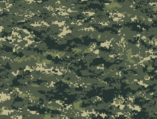 Camouflage Pixels Vert Foncé