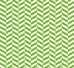 Poster - Seamless green herringbone pattern. Vector backdrop for twill fabric. Fresh greenery color of the year 2017