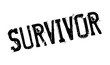 © lkeskinen - Survivor rubber stamp. Grunge design with dust scratches. Effects can be easily removed for a clean, crisp look. Color is easily changed.