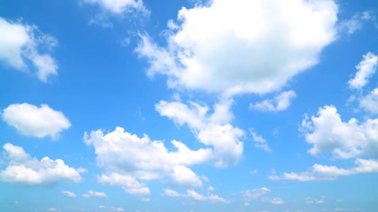 Wall Mural - timelapse of the clear sky