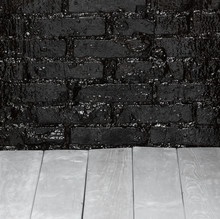 Black White Old, Weathered, Rustic Brick Wall,Texture Of Plaster, Fresh Paint