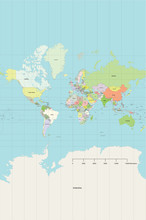 Mercator World Map