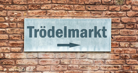  Schild 225 - Trödelmarkt