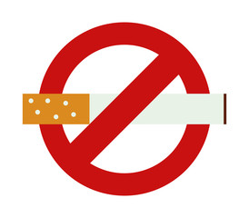 Canvas Print - icon smoking ban