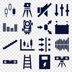 Sticker - Set of 16 level filled icons