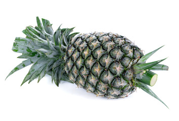 Fresh pineapple isolated on white background