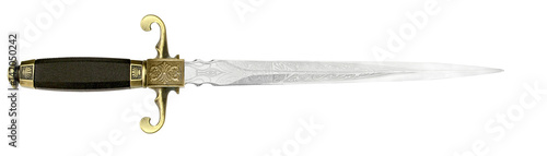 Fotomural Dagger Fantasy Adventure. sword on white background