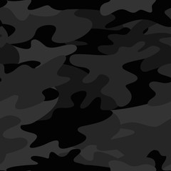 Sticker - Seamless Camouflage pattern military background