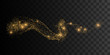 © maximmmmum - Glittering golden stream of sparkles.