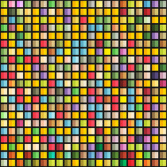 Poster - Abstract geometric seamless pattern of color blocks