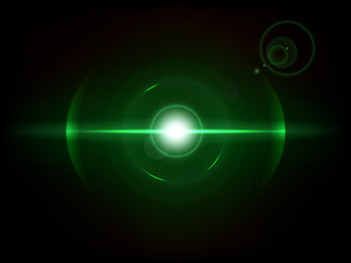 Wall Mural - green space explosion, cosmos burst