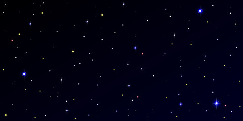Plakat pole galaktyka widok wzór gwiazda