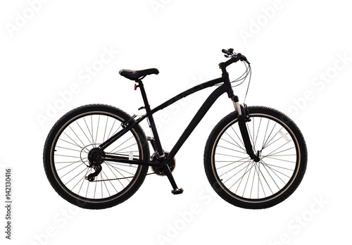 Bicycle or mountain bike isolated on white background Stock Photo