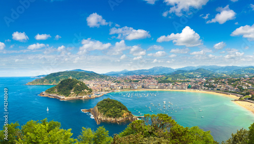 Panoramic view of San Sebastian Tablou Canvas