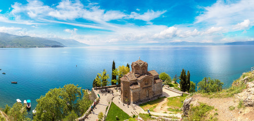 Fototapete - Jovan Kaneo church in Ohrid, Macedonia
