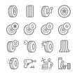 © antto - Tire icons set