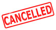 cancelled stamp on white background. cancelled stamp sign.
